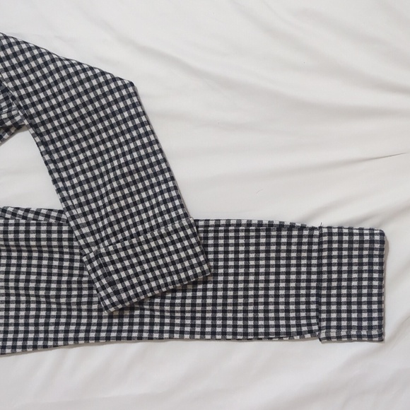 ANTHROPOLOGIE The Essential Crop Flare Pants Color Black/White Size 2 - Picture 10 of 16